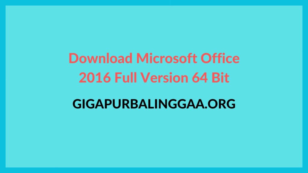 Download Excel 2016 Gratis