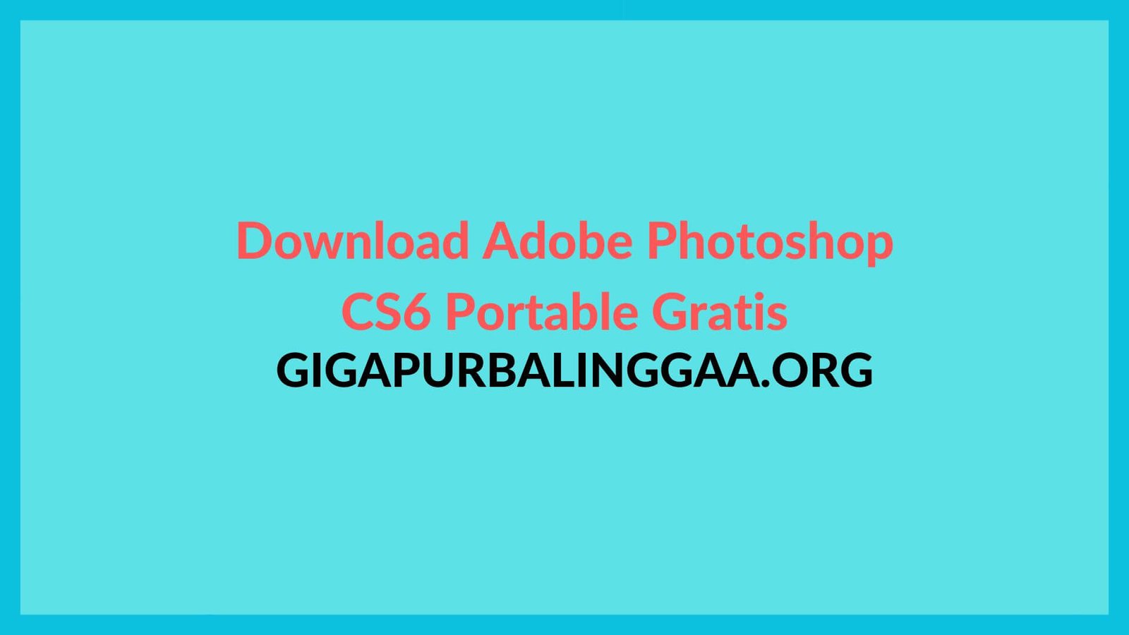 Download Photoshop Cs 6 Portable
