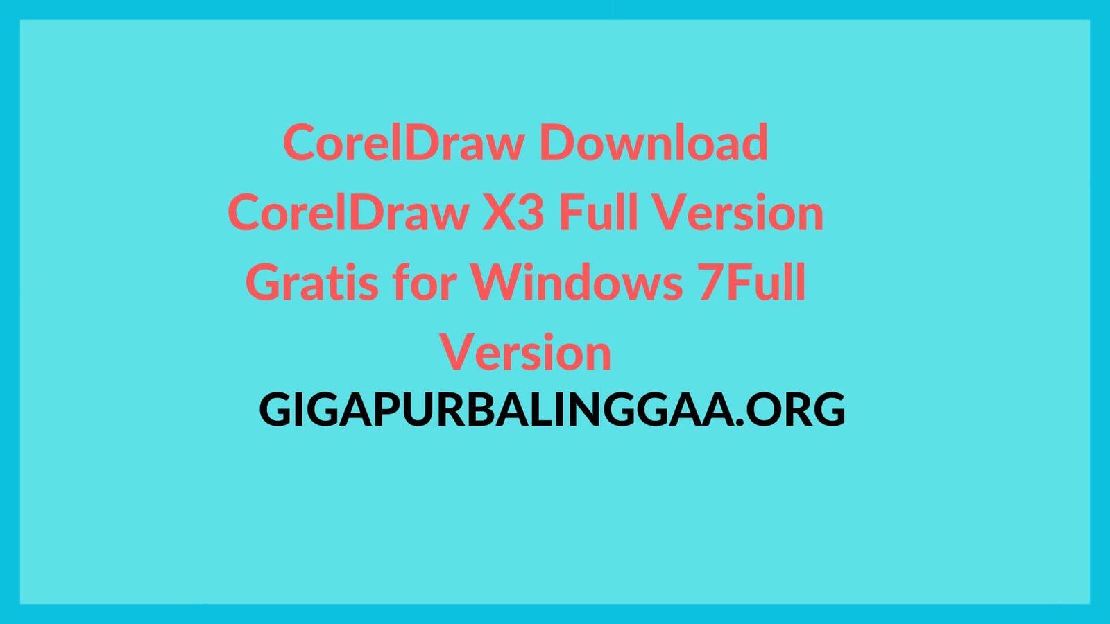 Download Coreldraw X3