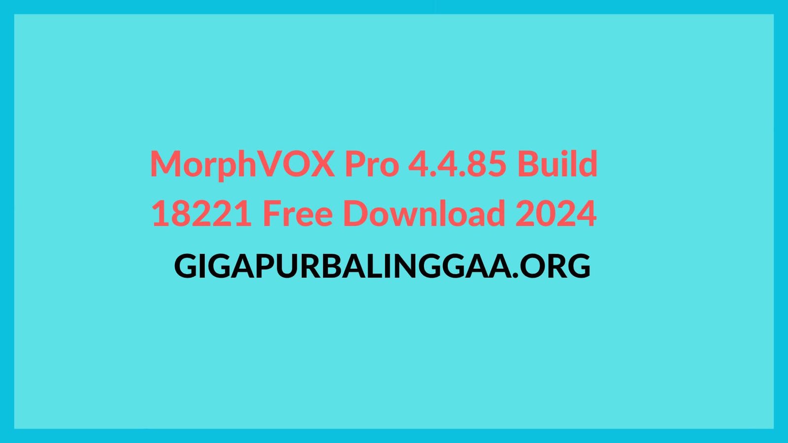 Morphvox Crack