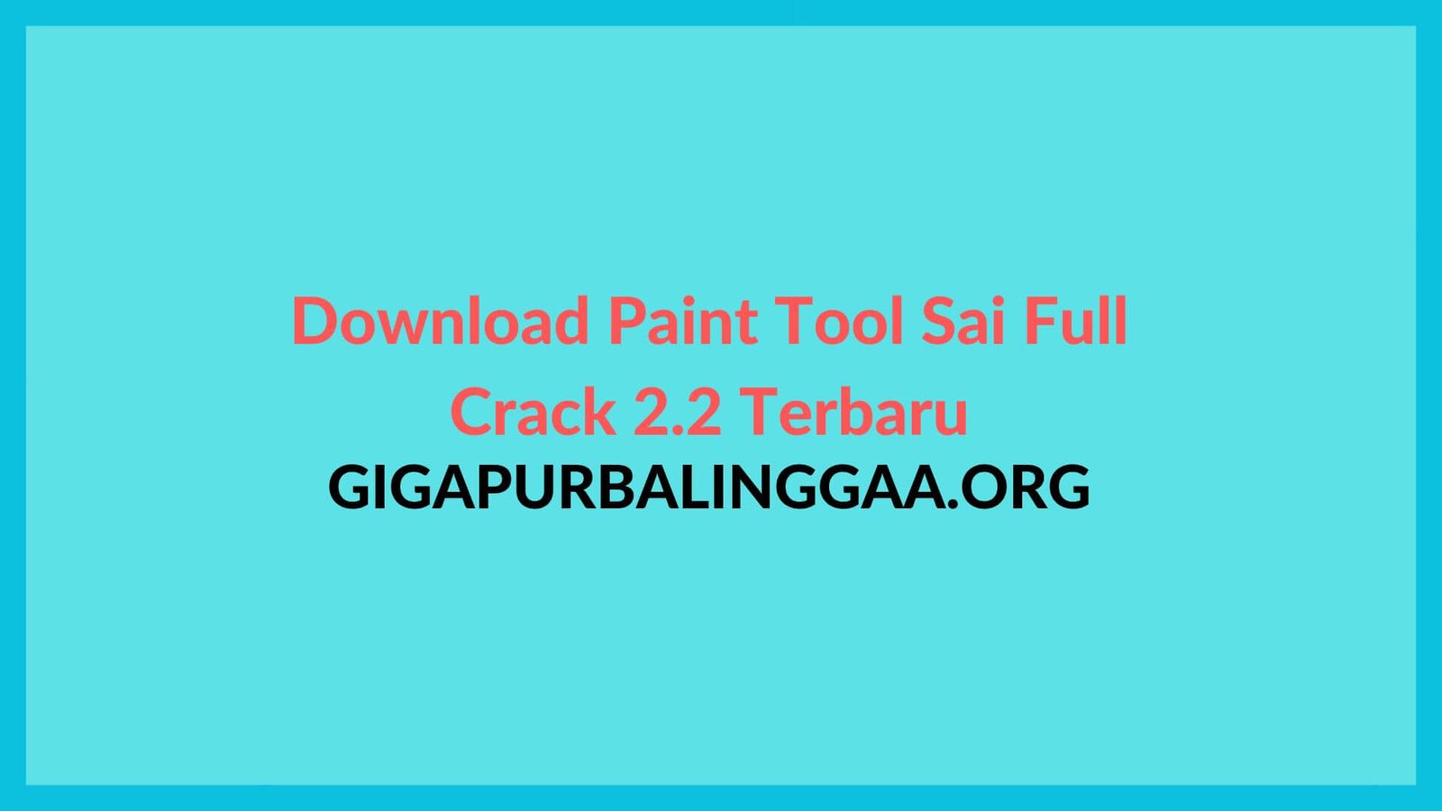 Download Paint Tool Sai