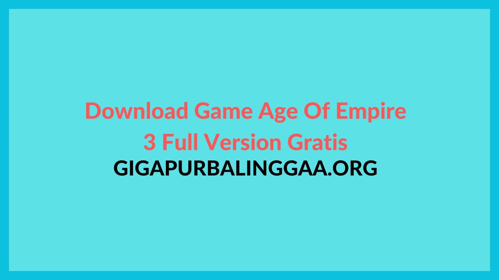 Download Age Of Empire 3